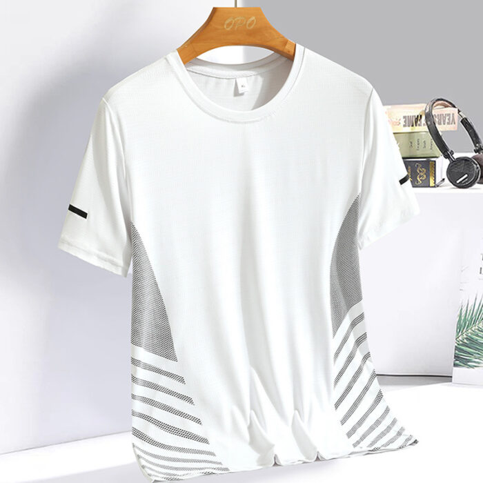 Men’s Ice Silk Quick-Dry Summer Tee - Image 7