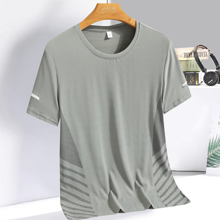 Men’s Ice Silk Quick-Dry Summer Tee - Image 10