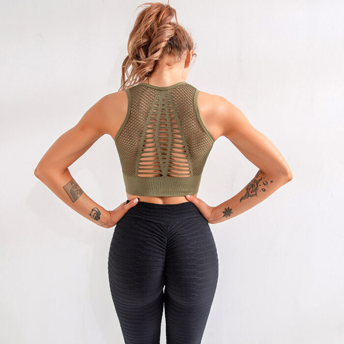 Women’s Mesh Sports Bra – Breathable & Stylish Fit - Image 3