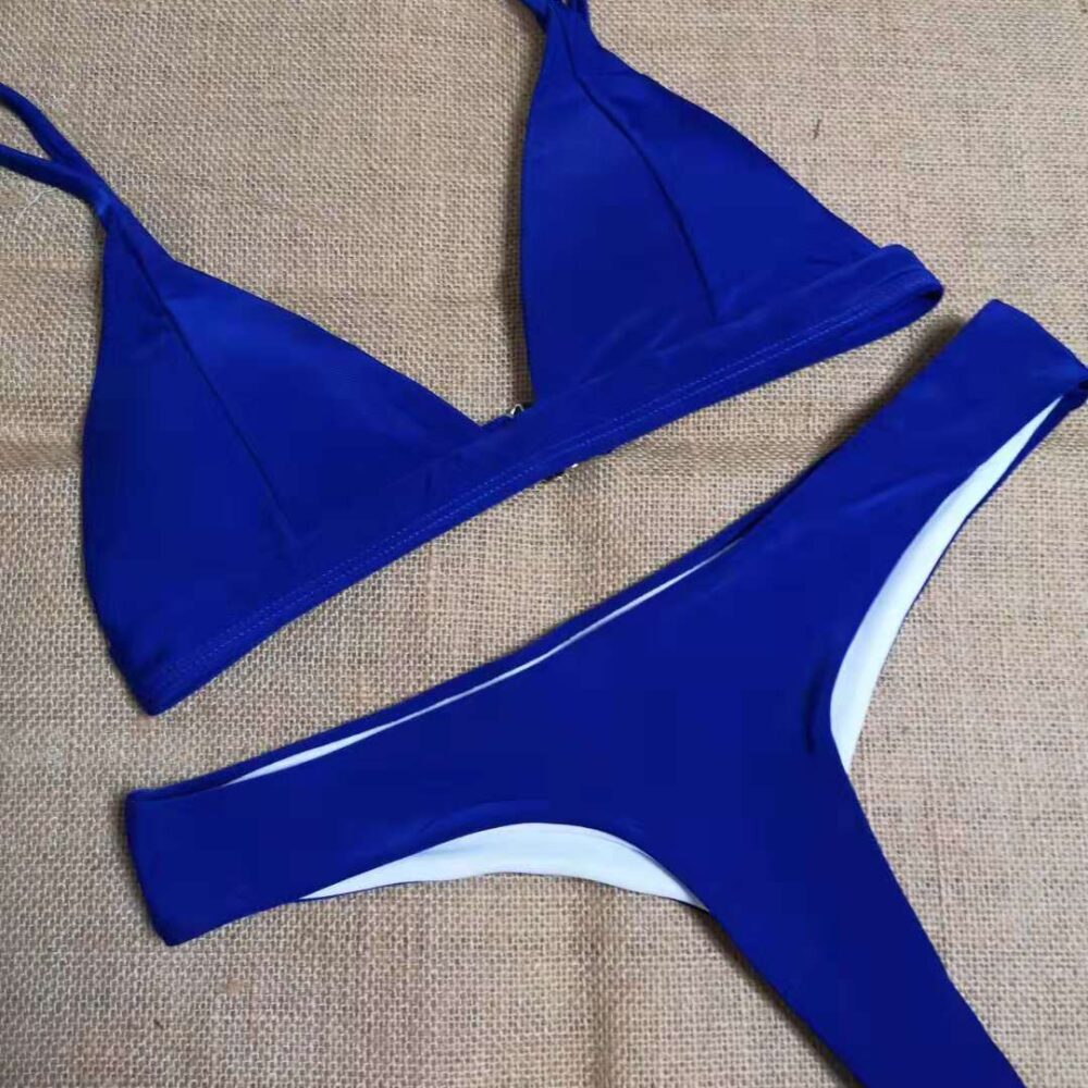 European‑American Split Bikini Top – Sexy Summer Swimwear - Image 3