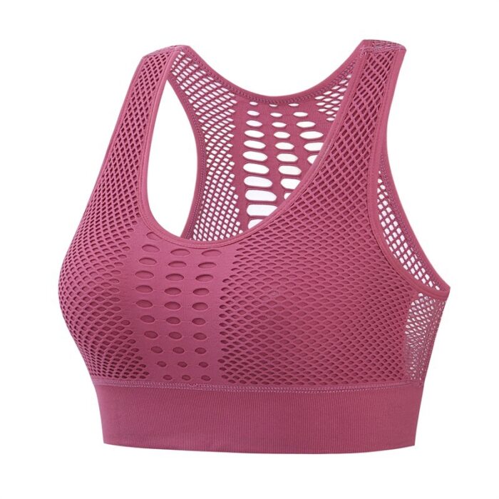 Women’s Mesh Sports Bra – Breathable & Stylish Fit - Image 2
