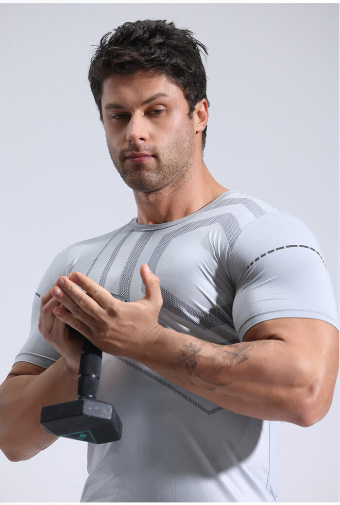 Men’s Quick-Dry Workout T-Shirt – Summer Activewear - Image 8
