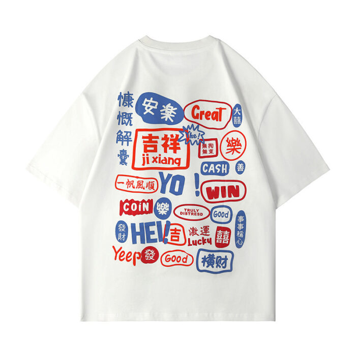 Men’s Manga Graphic Tee – Harajuku Cotton Style - Image 3