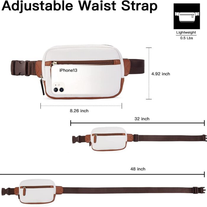 PU Leather Waist Bag – Adjustable Strap for Women - Image 7