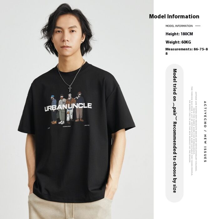 Trendy Graphic Tee for Men - Image 2