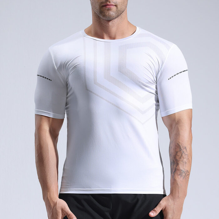 Men’s Quick-Dry Workout T-Shirt – Summer Activewear - Image 2
