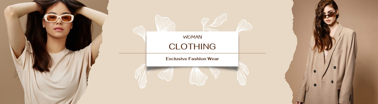 Beige Aesthetic Exclusive Fashion Wear Collection Clothing Banner (2)