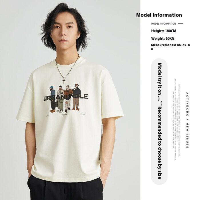 Trendy Graphic Tee for Men - Image 5