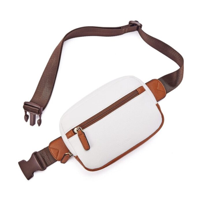 PU Leather Waist Bag – Adjustable Strap for Women