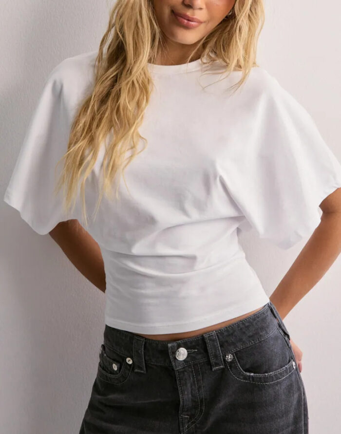 Loose Sleeve Round Neck Top - Image 5