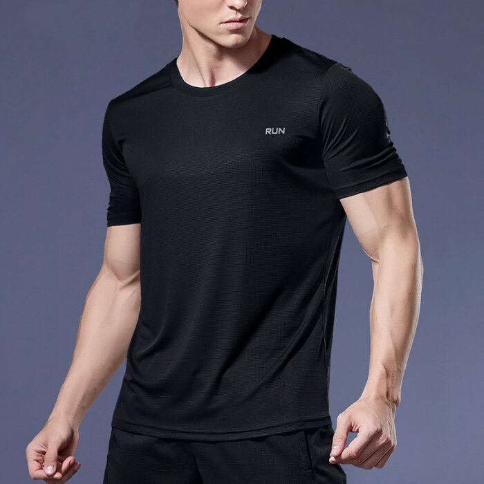 Quick-Dry Sports Tee – Men’s Workout Shirt - Image 2
