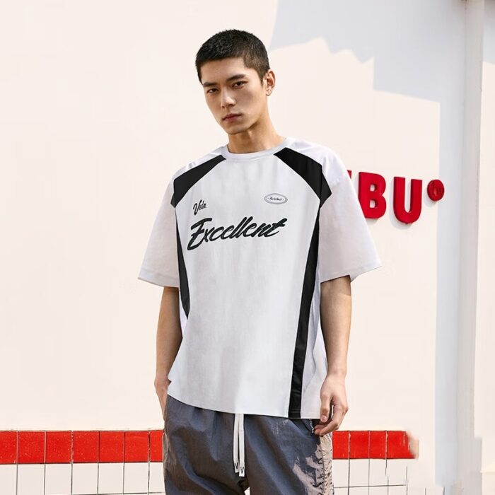 Basketball-Inspired Cotton Tee – Men’s Casual Sportswear - Image 5