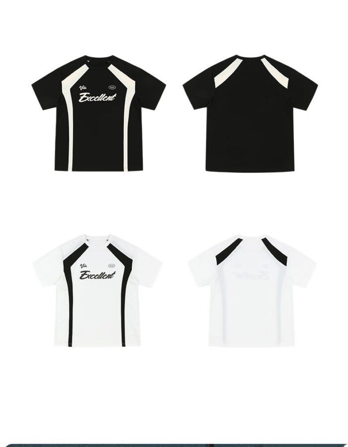 Basketball-Inspired Cotton Tee – Men’s Casual Sportswear - Image 4