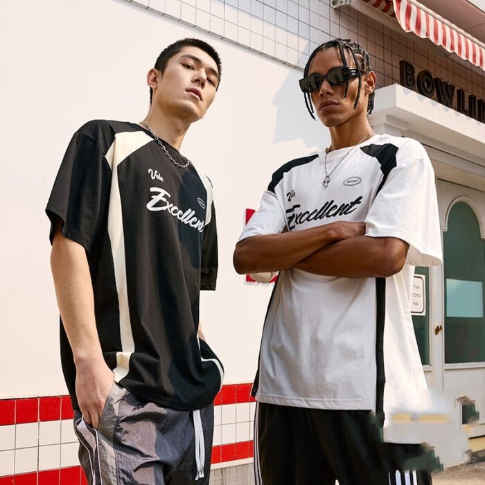 Basketball-Inspired Cotton Tee – Men’s Casual Sportswear - Image 3