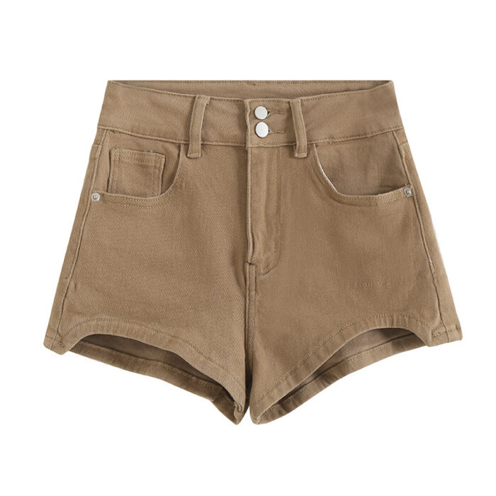 High Waist Denim Shorts - Image 10