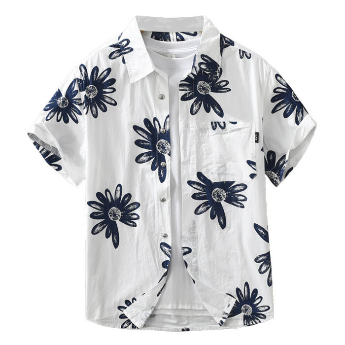 Japanese Printed Short Sleeve Shirt - Image 2