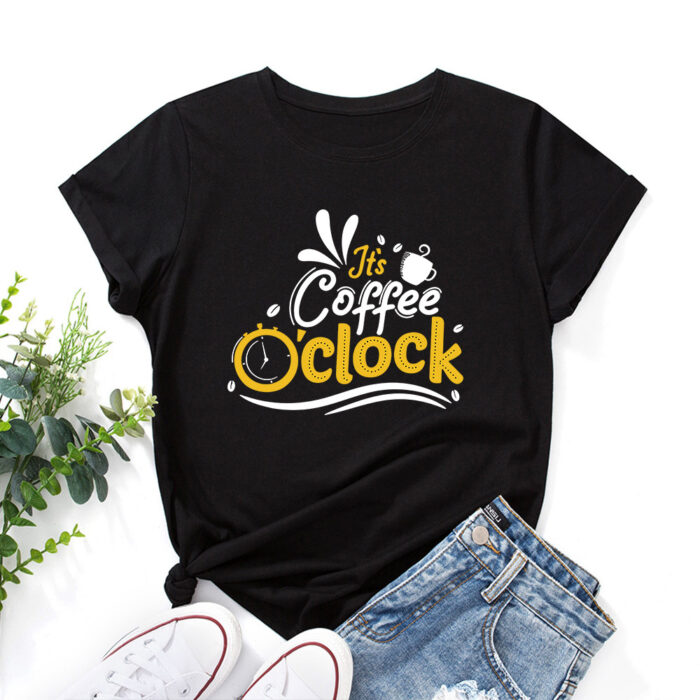 Bold Letter Print Oversized Tee – Women's Casual Summer T-Shirt - Image 7