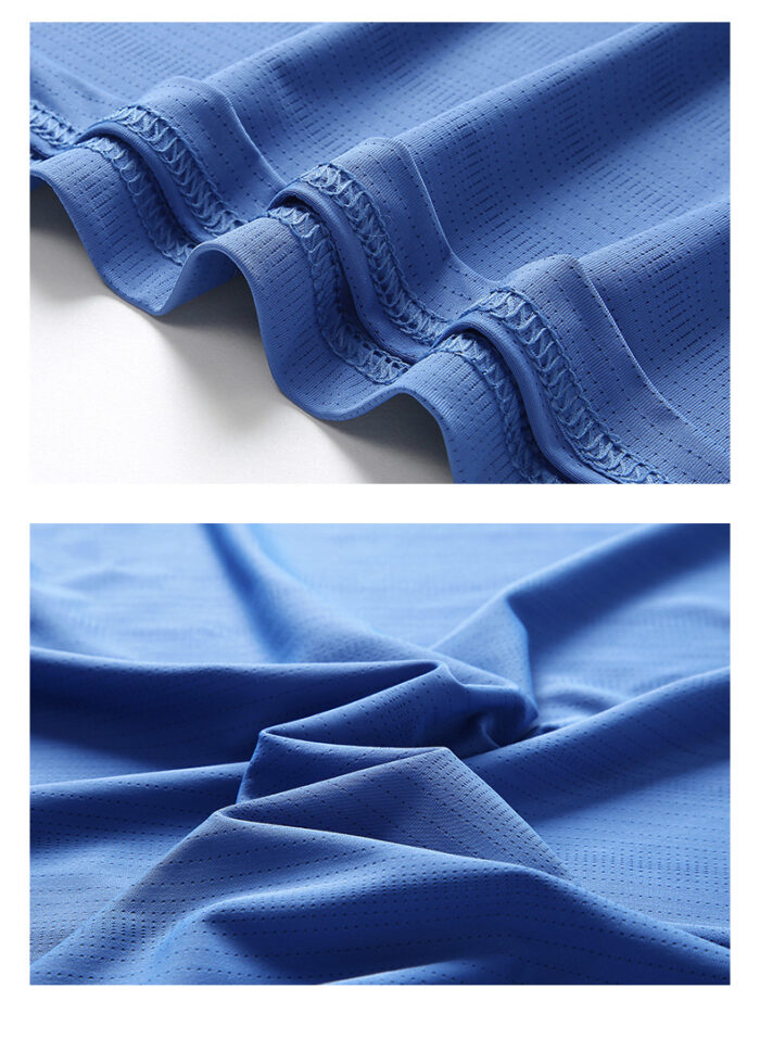 Ice Silk Quick-Dry Tee – Men’s Large Size Summer Shirt - Image 2