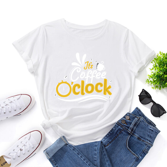 Bold Letter Print Oversized Tee – Women's Casual Summer T-Shirt - Image 6