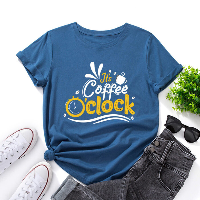Bold Letter Print Oversized Tee – Women's Casual Summer T-Shirt - Image 8