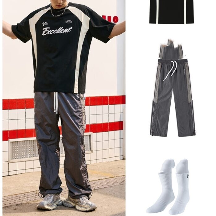 Basketball-Inspired Cotton Tee – Men’s Casual Sportswear - Image 2