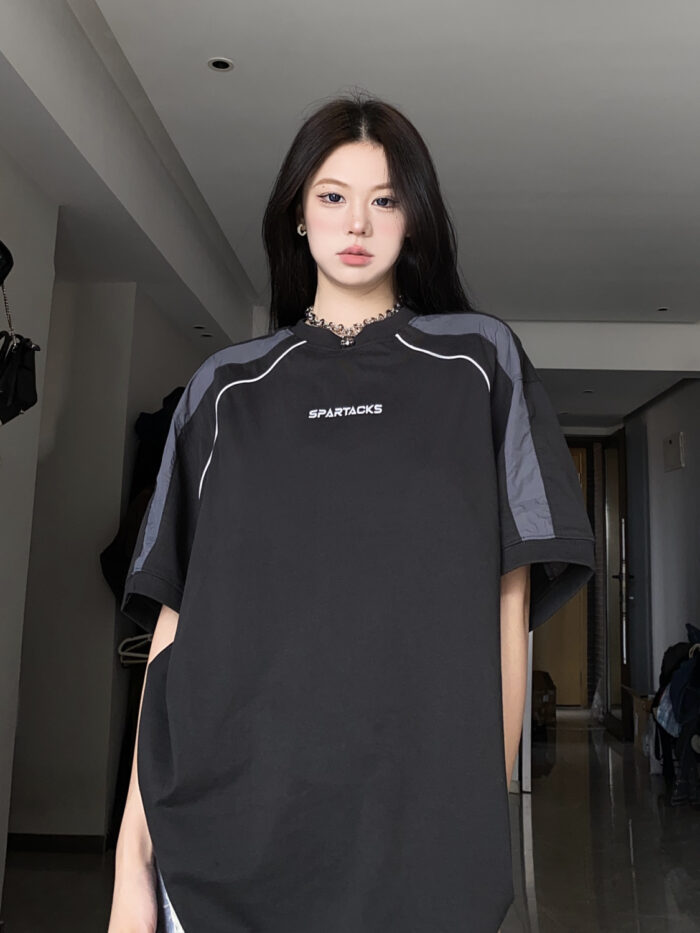 Oversized Women's Summer T-Shirt – Loose Fit Short Sleeve Tee - Image 4