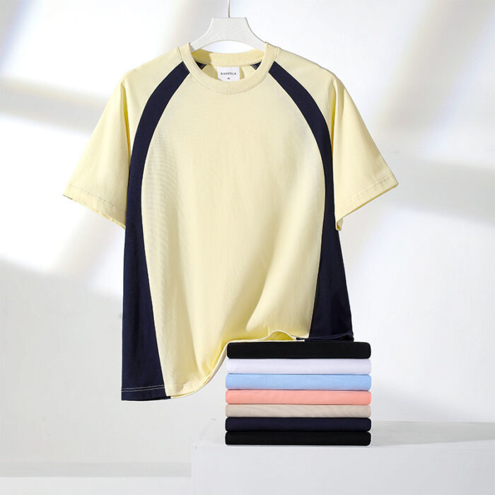 Combed Cotton Drop Shoulder Tee - Image 4