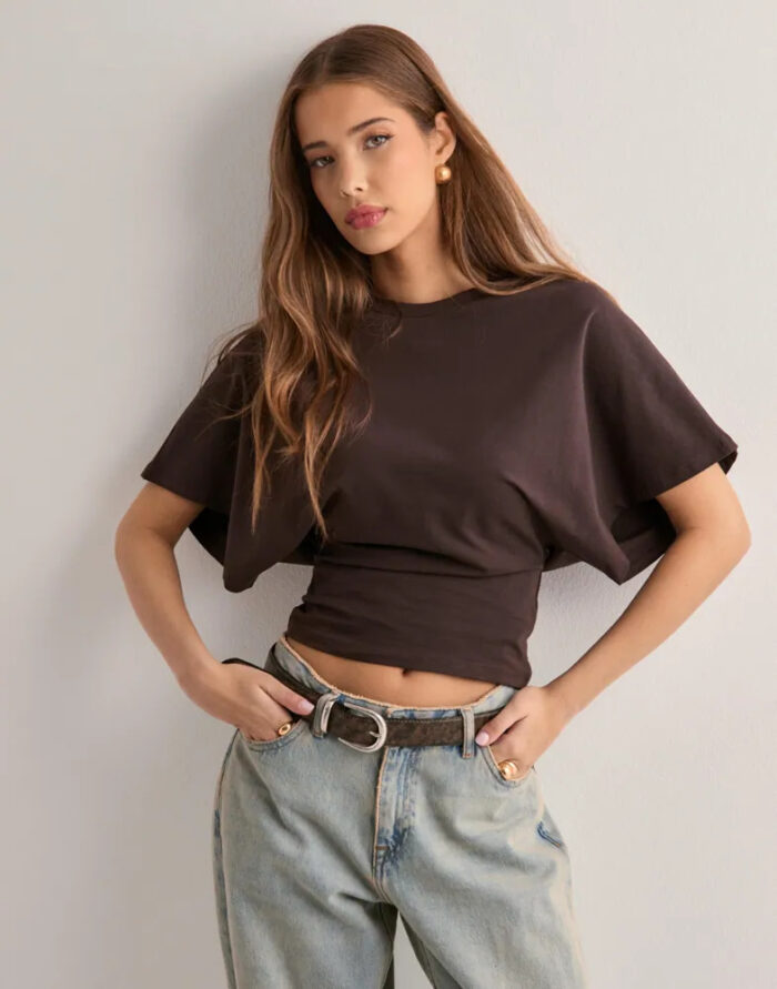 Loose Sleeve Round Neck Top - Image 8