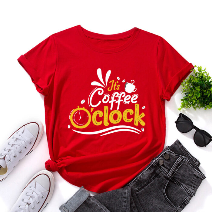 Bold Letter Print Oversized Tee – Women's Casual Summer T-Shirt - Image 3