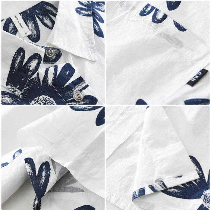 Japanese Printed Short Sleeve Shirt - Image 5