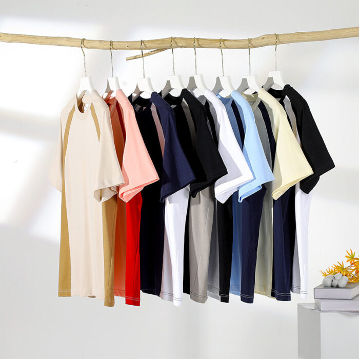 Combed Cotton Drop Shoulder Tee - Image 6