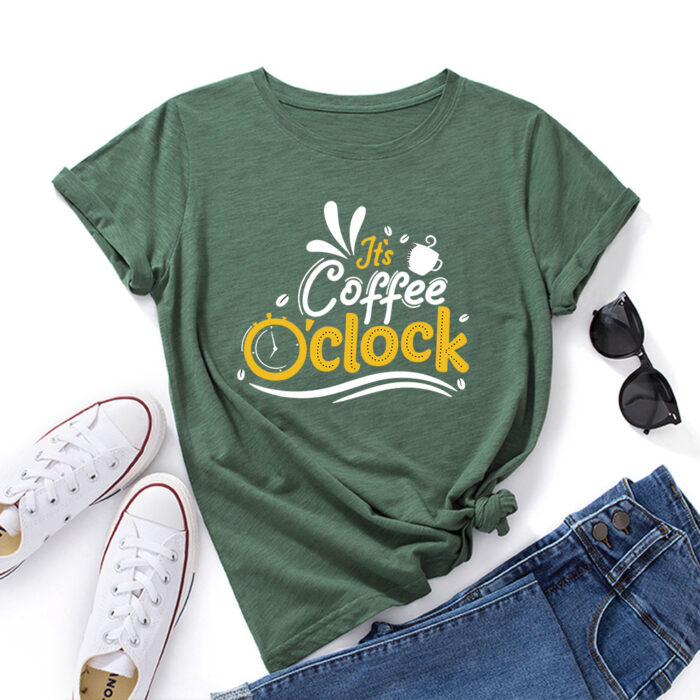 Bold Letter Print Oversized Tee – Women's Casual Summer T-Shirt - Image 5