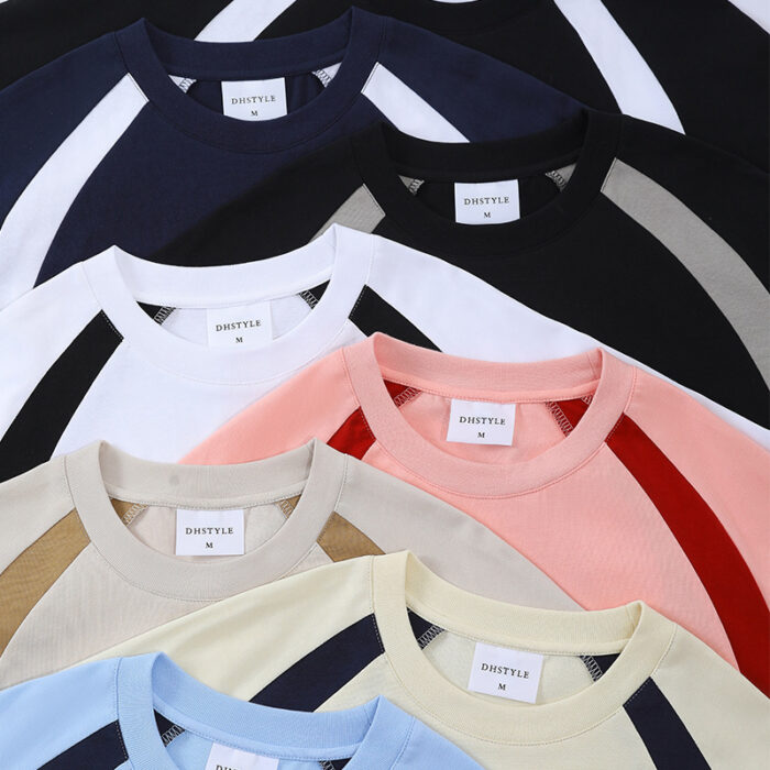 Combed Cotton Drop Shoulder Tee - Image 8